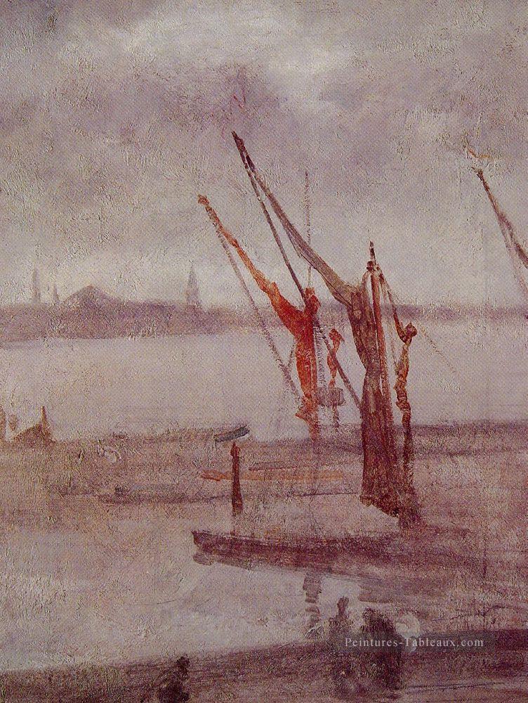 Chelsea Wharf Grey et Silver James Abbott McNeill Whistler Peintures à l'huile